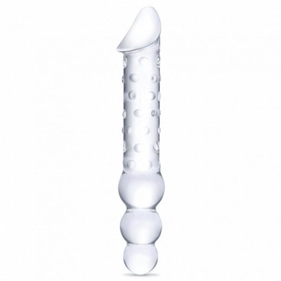 glas dildo with anal beads 1